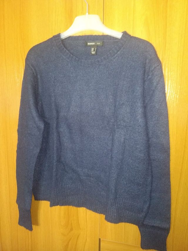 Jersey azul marino de Mango