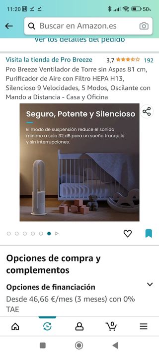 Ventilador purificador de aire