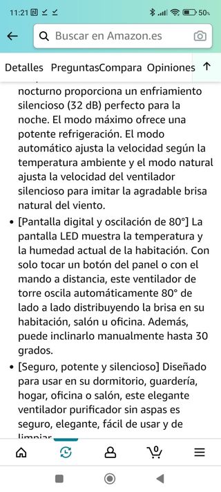 Ventilador purificador de aire