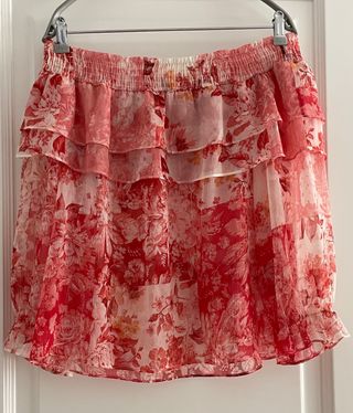 Blusa estampada Zara escote barco