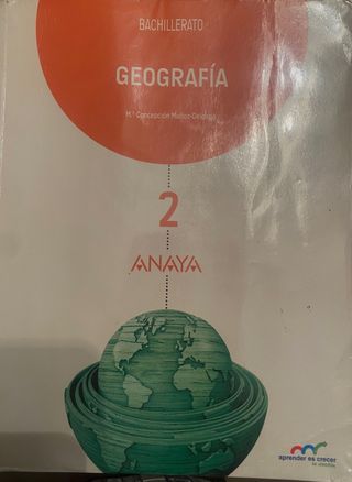 Libro  BACHILLER Geografía Bachillerato 2 