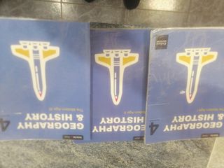 se vende libros de Geography y History de 4