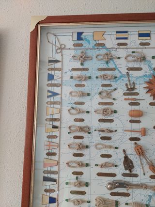 Cuadro  de  nudos  marineros.
