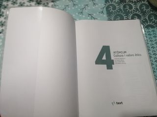 Libro de Cultura i valors ètics 4 ESO