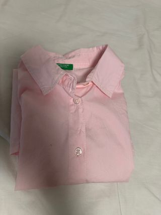 Camisa color rosa talla 10 años