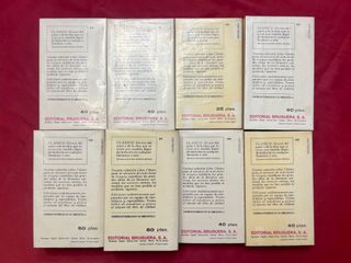 Lote de 8 libros de la Editorial Bruguera