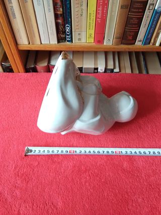 Figuras porcelana NADAL (Valencia) pintado de oro