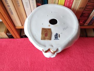 Figuras porcelana NADAL (Valencia) pintado de oro