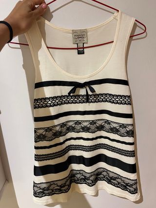 Camiseta tirantes arreglar Mango t.M