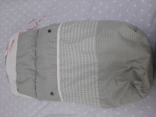 Saco Carrito tuctu rosa y gris