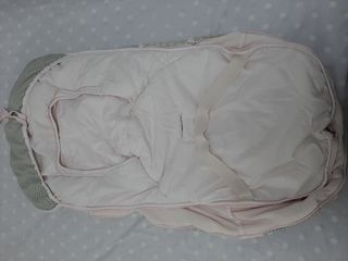 Saco Carrito tuctu rosa y gris
