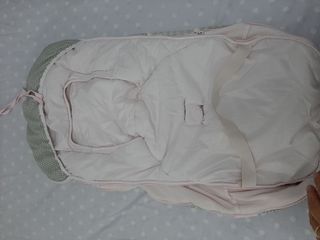 Saco Carrito tuctu rosa y gris