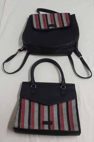 LOTE DE BOLSO Y MOCHILA MISAKO