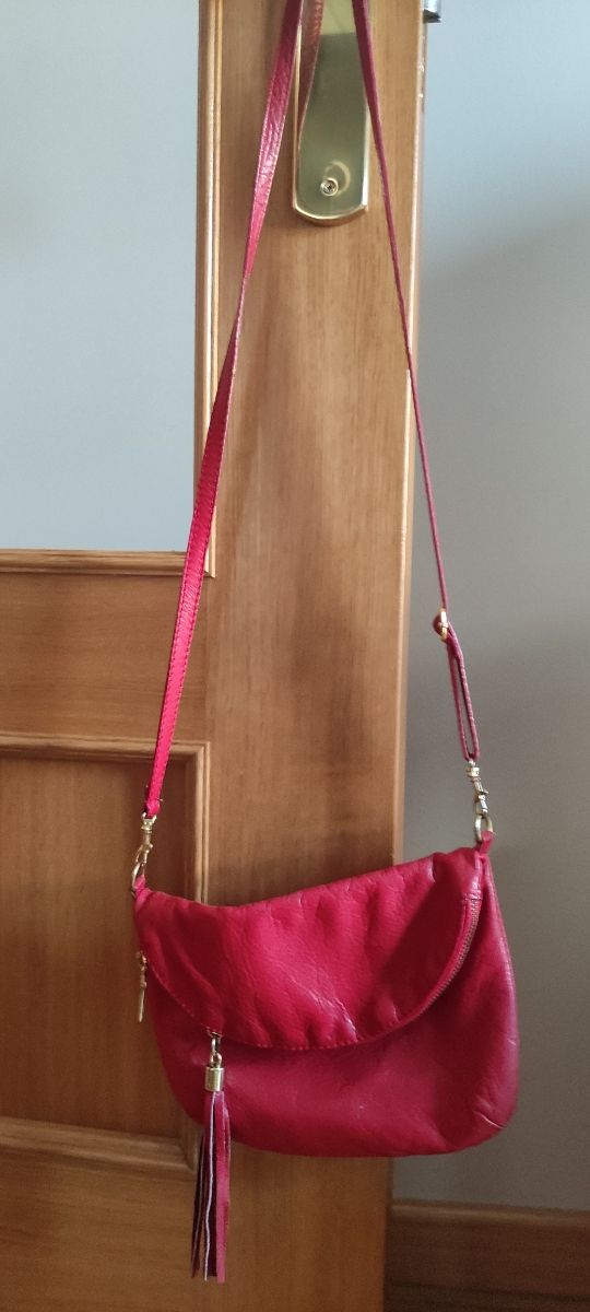 Bolso bandolera piel