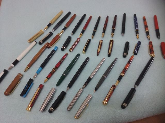 plumas estilograficas diferetes tipos  modelos,