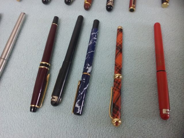 plumas estilograficas diferetes tipos  modelos,