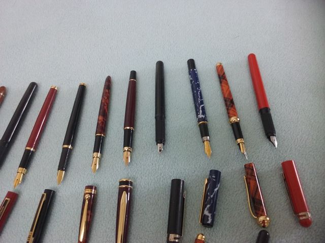 plumas estilograficas diferetes tipos  modelos,