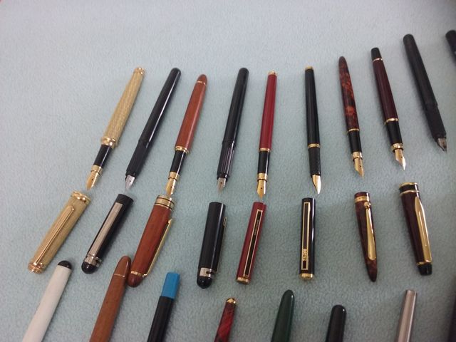 plumas estilograficas diferetes tipos  modelos,