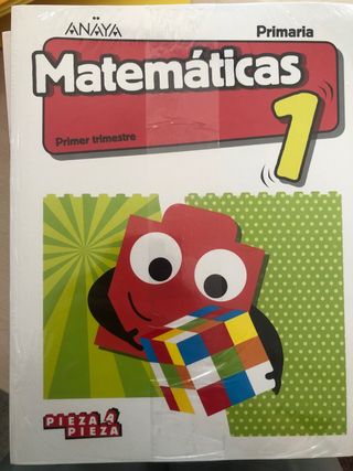 Libros matematicas Anaya primaria Pieza a pieza