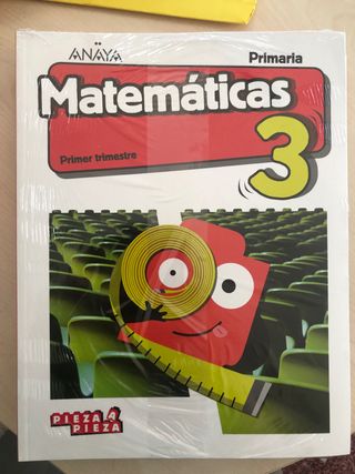 Libros matematicas Anaya primaria Pieza a pieza