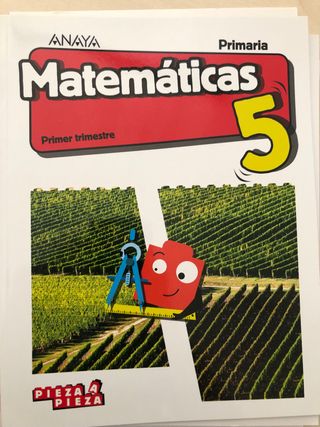 Libros matematicas Anaya primaria Pieza a pieza