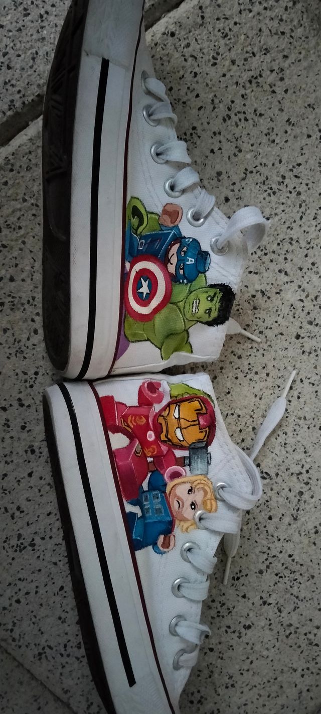 Zapatillas tela marvel
