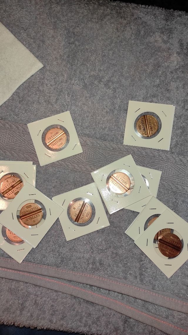 Lotto gettoni telefonici anni 70 Sip  italy (10)