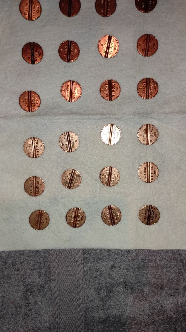 Lotto gettoni telefonici anni 70 Sip  italy (10)