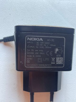 Cargadores antiguos NOKIA