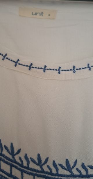 Vestido blanco de verano tipo ibicenco