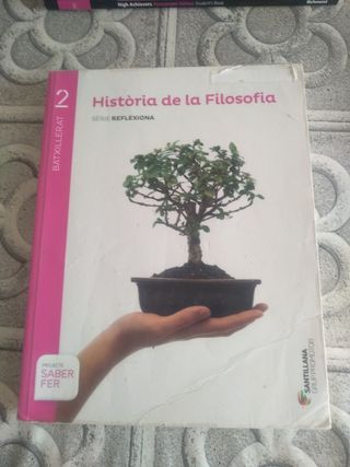 Libro de filosofía bachillerato.