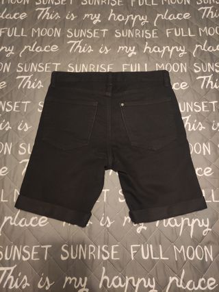 Short vaquero negro de chico