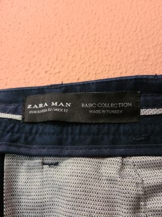 Pantalón chino Azul Marino