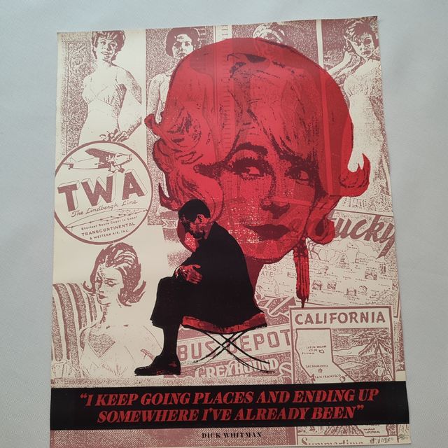 Serigrafía original enmarcada 41 x 51 cm