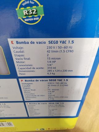 bomba vacio