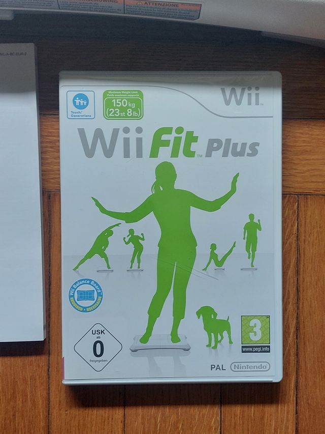 wii fit plus con balance board