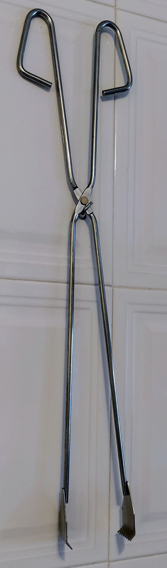 Pinzas barbacoa inox 55 cm Nuevas.