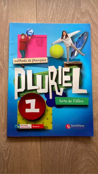 Libro Francés Pluriel. Nivel A1.