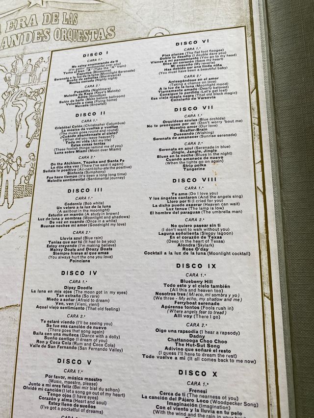 Vinilo la era de las grandes orquestas