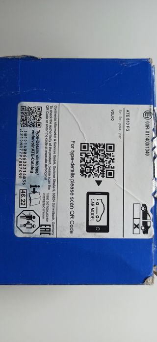 Pastillas de freno ATE 13.0470-7135.2 VOLVO