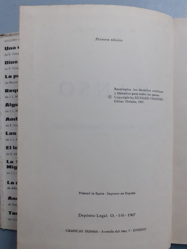 Manso. Manuel Lueiro Rey. 1ra. edición