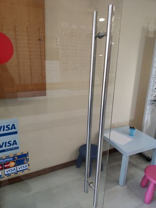 Puerta cristal para tienda