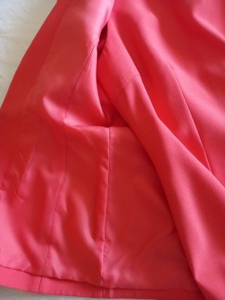 Vestido fiesta corto ceremonia chaqueta