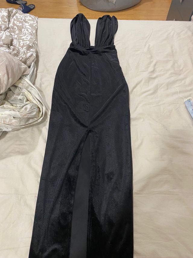 Vestido asos terciopelo