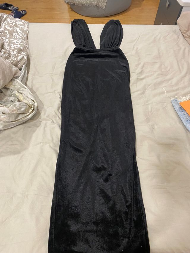 Vestido asos terciopelo
