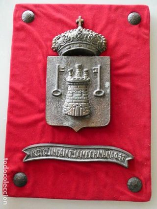 GRAN METOPA CUADRO MILITAR. REGIMIENTO INFANTERÍA