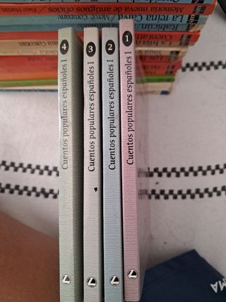 4 libros cuentos populares españoles 