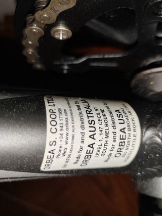 bicicleta Orbea 