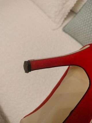 Zapatos rojos tacon