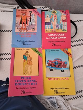 4 libros lectura en ingles